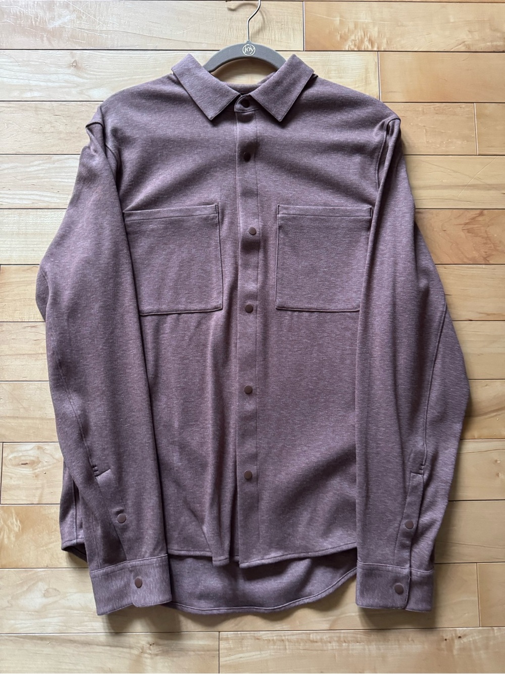 lululemon athletica Heathered Mauve Crew Neck Tee